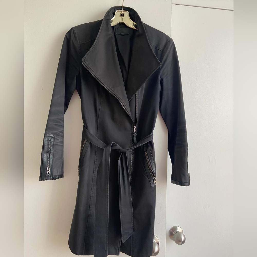 Mackage Black Trench Coat for Women